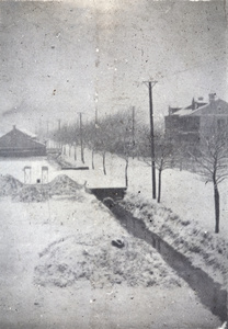 Snowfall, Tongshan Road, Hongkou, Shanghai