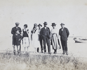 The Gundry family and friends in Wusong on the Huangpu, near Shanghai