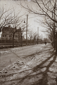 View of Tongshan Road from the street outside number 35, Hongkou, Shanghai