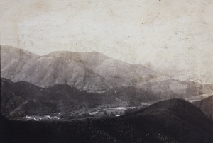 View looking over hills and valleys, Moganshan