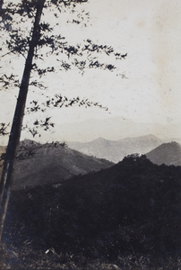 View over hilltops, Moganshan