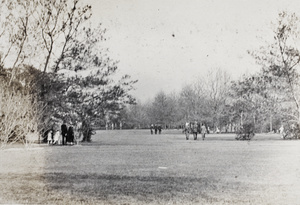 People at an event in a park, Shanghai