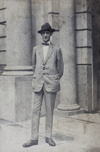Mr H. Booth, on the day of his departure from Shanghai, 17 September 1921