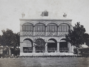 Hutchinson family house, with the upper verandah enclosed, 35 Tongshan Road, Hongkou, Shanghai