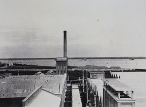 View from a rooftop lookout towards the Huangpu, Shanghai