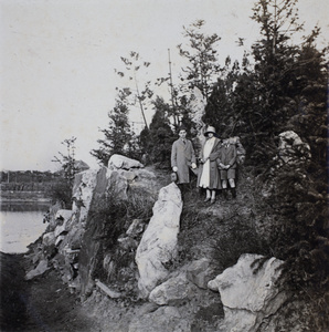 Abe, Sonia and Maurice Gotfried, Jessfield Park, Shanghai, April 1925