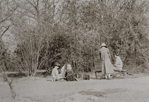 Visitors at Jessfield Park, Shanghai, April 1925