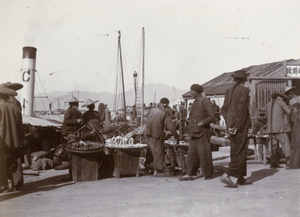 Street food stalls selling sweetmeats, Praya, Hong Kong