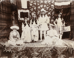 Cast of ‘Beauty and the Beast’, Commissioner’s House, Kiukiang