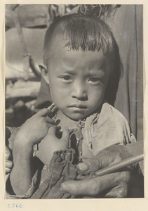 Child in a village on the way to the Lost Tribe country