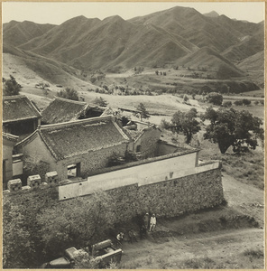 Walled village of Gupei and surrounding hills