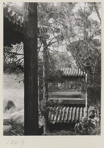 Detail of roofs in Ningshougong Yuan