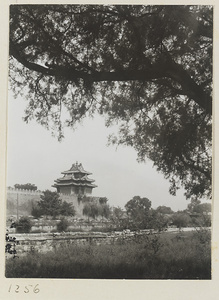 Corner watchtower and wall of the Forbidden City