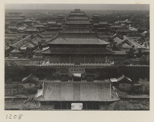 Forbidden City seen from Jingshan Gong Yuan