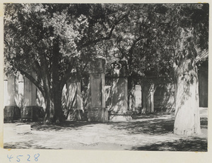 Stone stelae in the courtyard at Kong miao