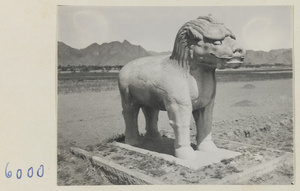 Standing stone xie zhai on Shen Dao leading to the Ming tombs