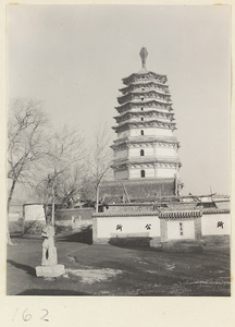 Storied wooden pagoda at Tian ning si