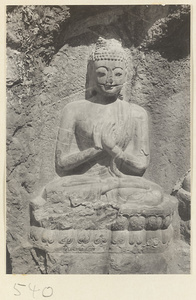 Relief figure of Buddha at Yuquan Hill