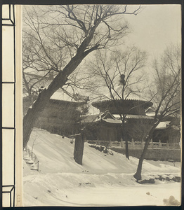 Wan shan dian and Qian sheng dian in the snow