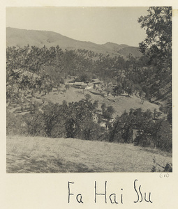 Fa hai si and surrounding landscape