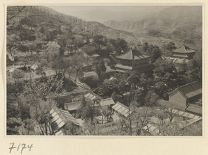 General view of the temple complex at Jie tai si