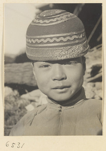 Boy wearing a hat