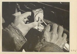 Candy vendor removing candy from a mold