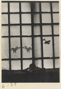 Paper-cuts displayed on windows