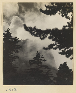 Mountain landscape on Hua Mountain