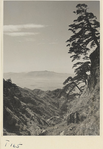 View of landscape on Tai Mountain