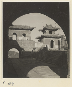 Temple buildings on Tai Mountain