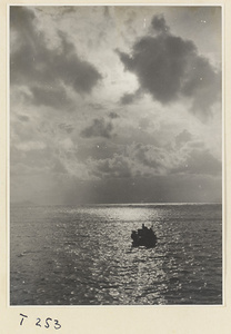 Boat on the Shandong coast