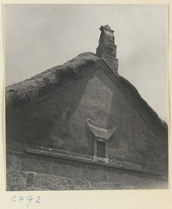 Detail of a house in a village on the Shandong coast