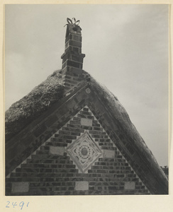 Detail of a house in a village on the Shandong coast