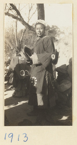 Musician playing at a funeral