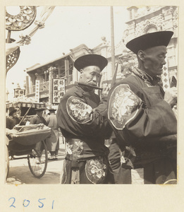 Musicians playing in a wedding procession