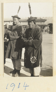 Members of a funeral procession