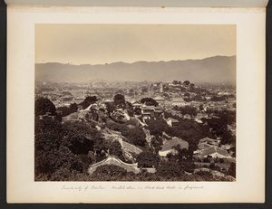 Inside city of Foochow. Wushih Shan, i.e. Black Rock Hill, in foreground