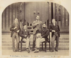 Custom House staff at Foochow, 1876