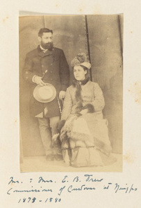 Mr. & Mrs. E.B. Drew, commissioner of customs at Ningpo, 1878-1880