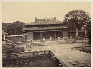 Buddhist temple on sacred island of Pootoo