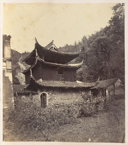 Part of Chin-o-za temple, Ningpo