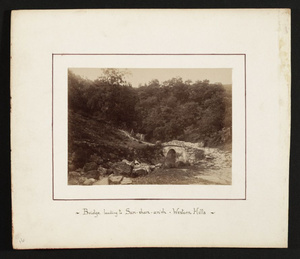 A bridge leading to Sanshan'an (三山庵, Three Hill Nunnery), part of the Badachu (八大处), Beijing