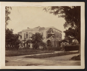 House of Chinese Maritime Customs Service Commissioner Edward Bangs Drew and family, Shameen Island, Canton