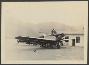 The plane which took us east.