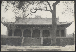 Hia [sic] Yuan Hsien, Kansu.  1920 earthquake area.  Chief mosque, Haiyuen [sic].