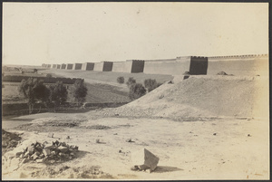 Approach to Sian.  Outside the N.W. wall.