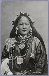 Studio portrait of Ani Chokyi, Darjeeling