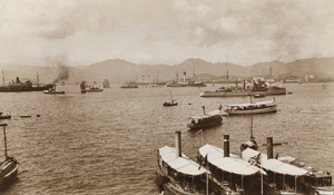 Shipping in Victoria Harbour, Hong Kong