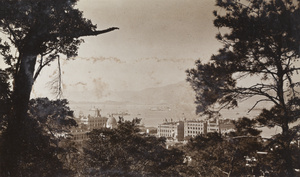 A view of Victoria Harbour, over the Central District, Hong Kong